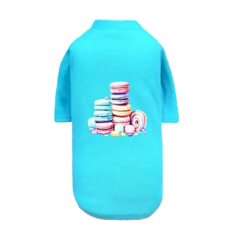 Macaroon Dog Tee - Teal XXS