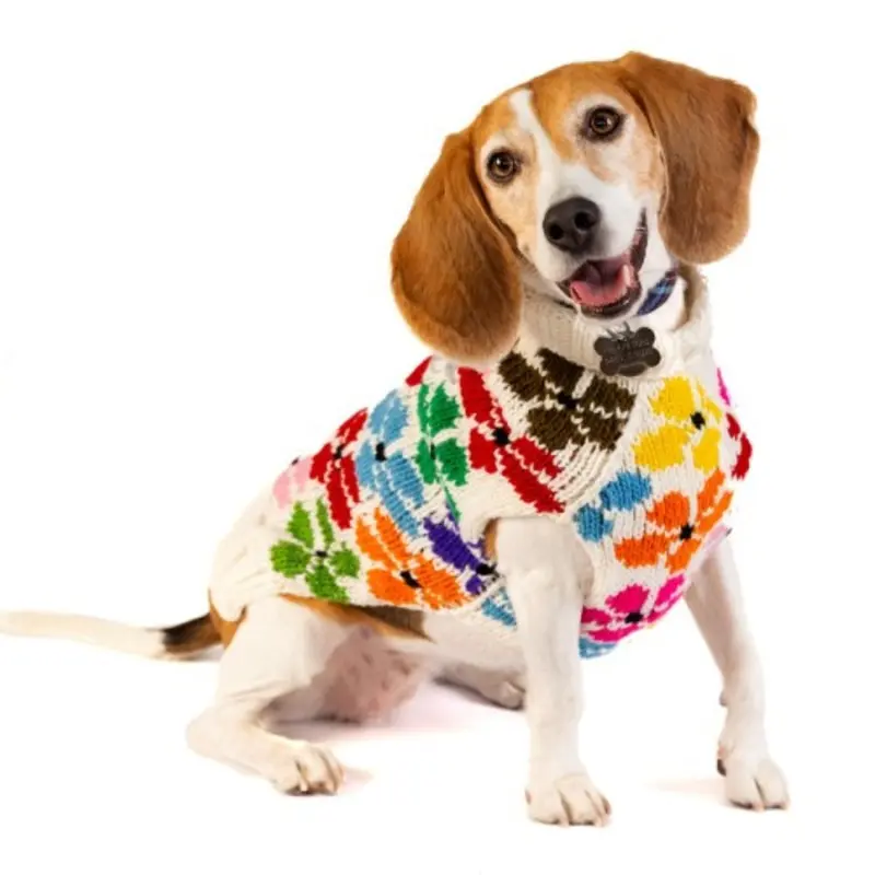 Bloom Wool Hand Knit Dog Sweaters Large
