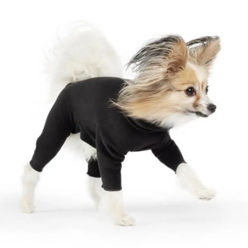 Pet Dog Onesie / Pajama - Black/Black