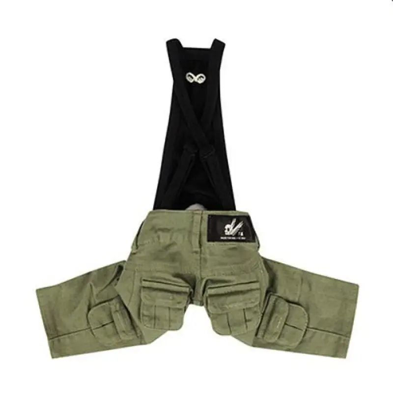 Puppy Angel Dog Cargo Pants - Army Green SM