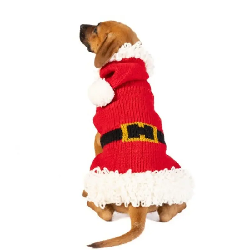 Santa Knit Dog Sweaters, Teacup to Big Dog Sizes XXS