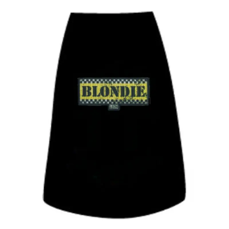 The Band Blondie Taxi Logo Dog Tees Non-Return/Exchangeable