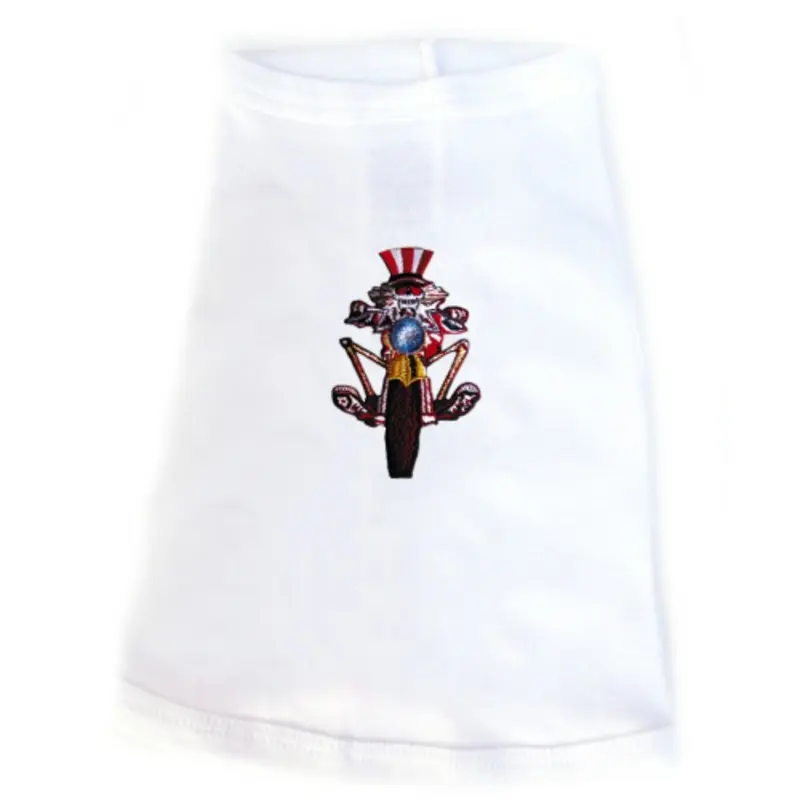 The Band Grateful Dead Dog Tees - Sam on Bike Non-Return/Exchangeable