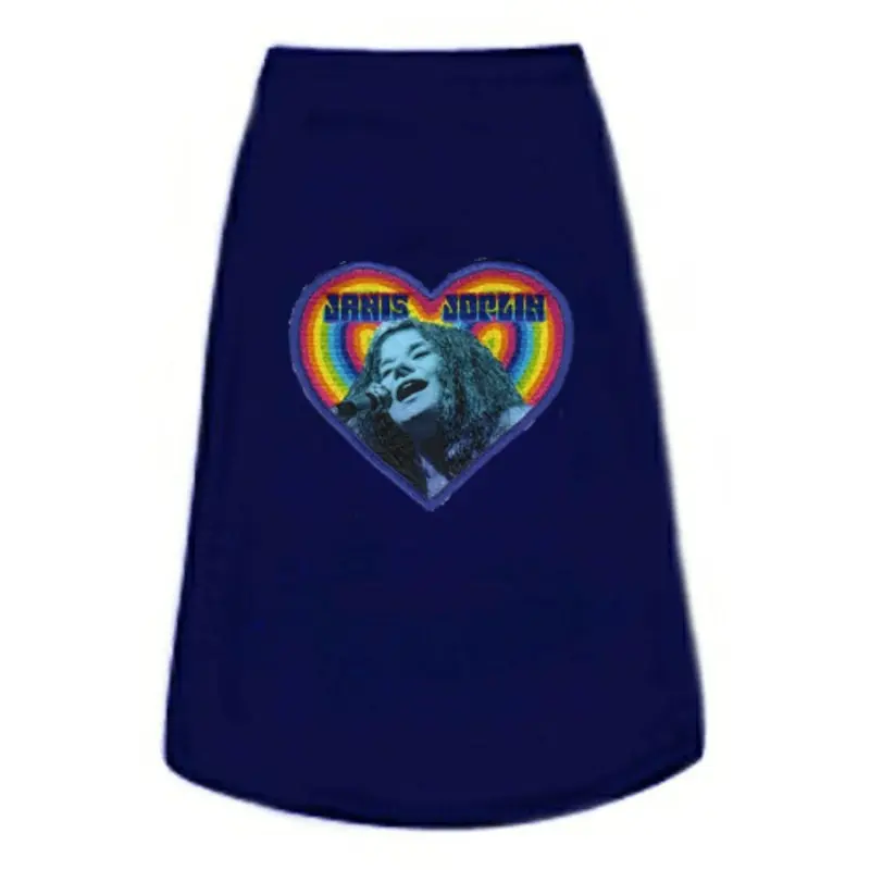 The Band Janis Joplin Heart Dog Tees Non-Return/Exchangeable