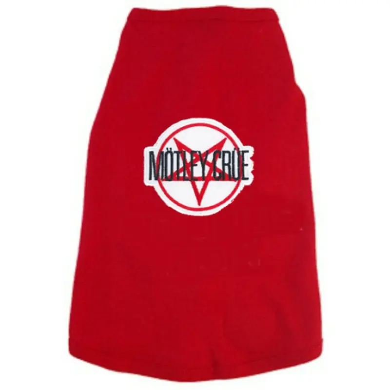 The Band Mtley Cre Dog Tees - Star Logo Non-Return/Exchangeable