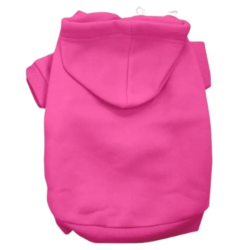 Plain Dog Hoodies - Bright Pink