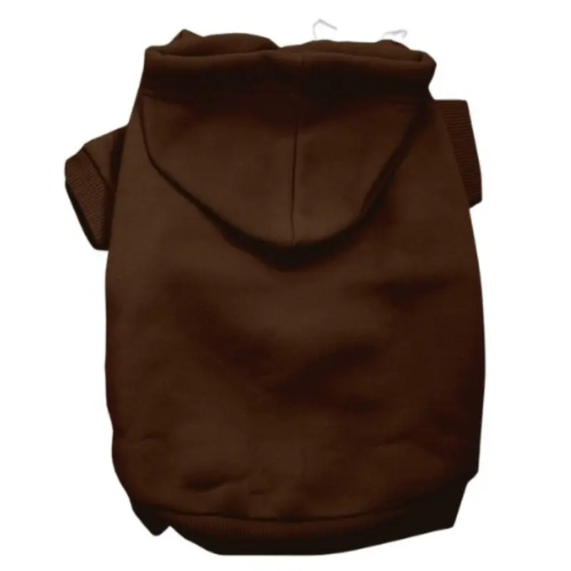 Plain Dog Hoodies - Brown