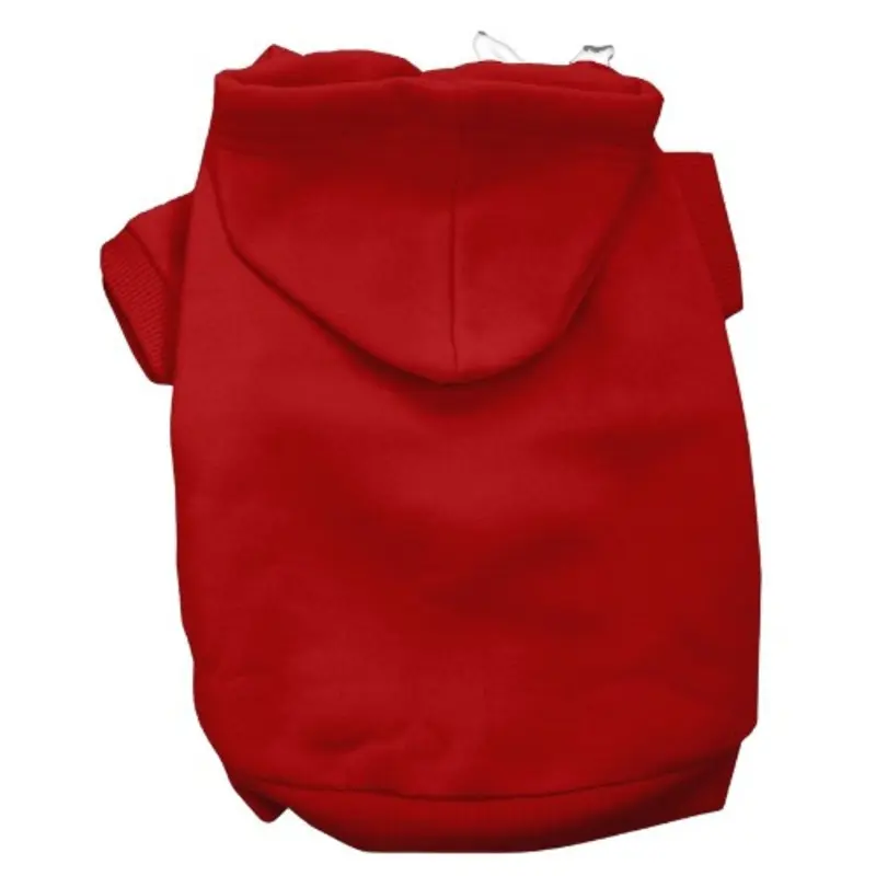 Plain Dog Hoodies - Red
