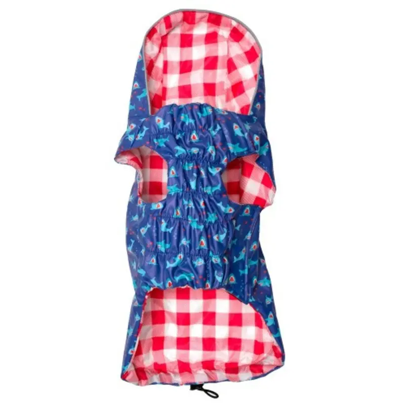 Chomp Shark London Dog Raincoat