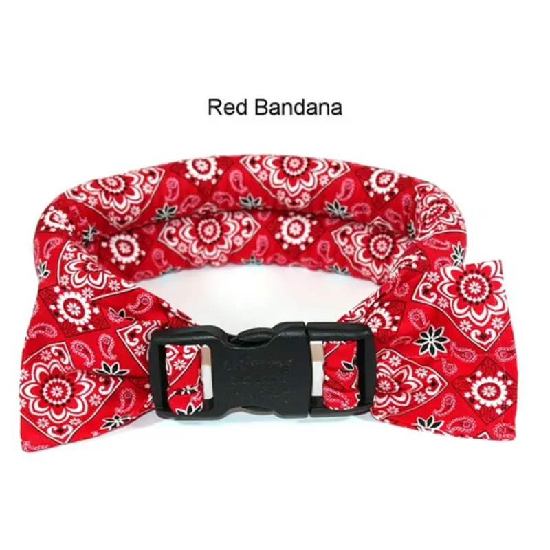 Too Cool Cooling Dog Collars -Red Bandana XS    7 - 10 inches