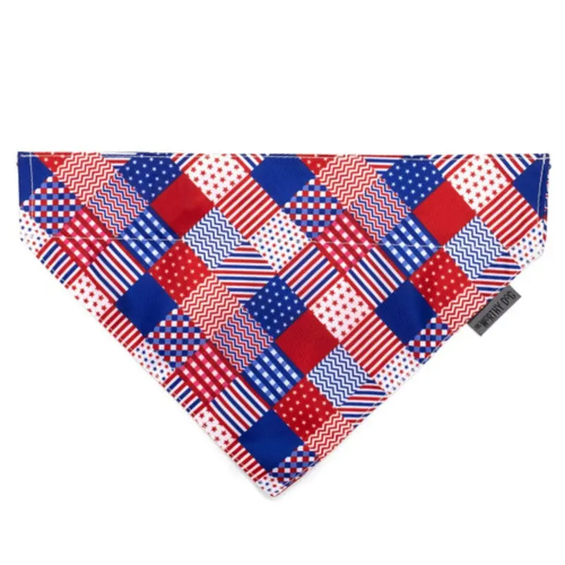 Americana Pet Dog Collar Bandana Small