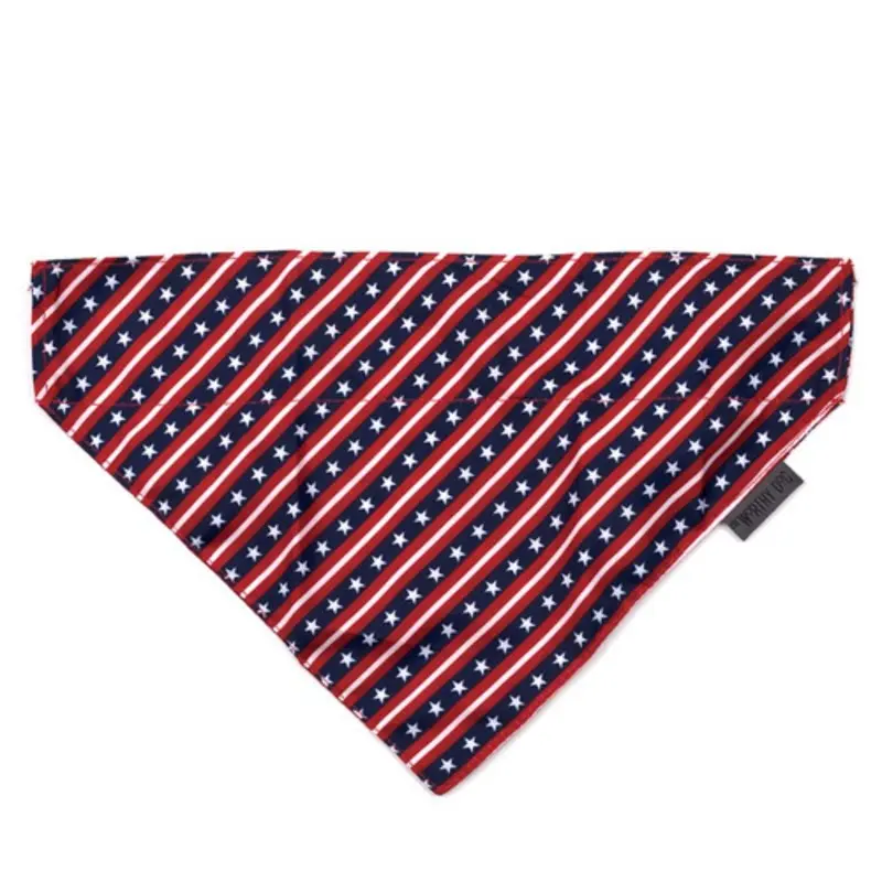Bias Stars and Stripes Pet Dog Collar Bandana Small