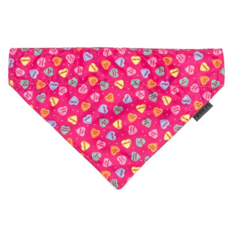 Puppy Love Pet Dog Collar Bandana Small