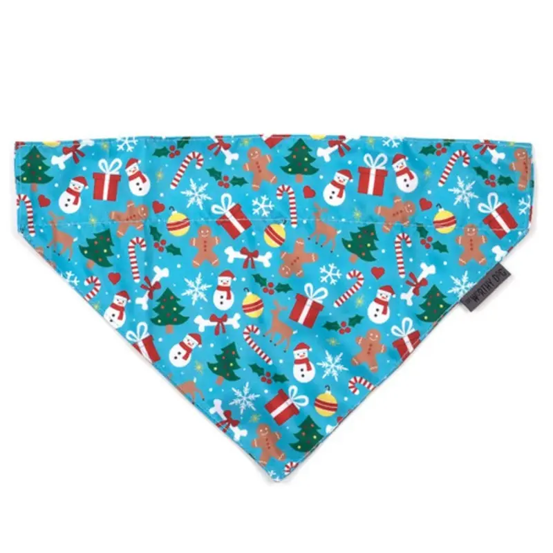 Winter Wonderland Pet Dog Collar Bandana Small