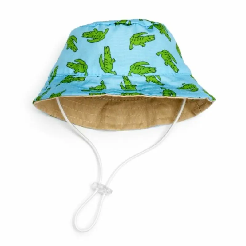 Blue Alligators Bucket Pet Dog Hat Small
