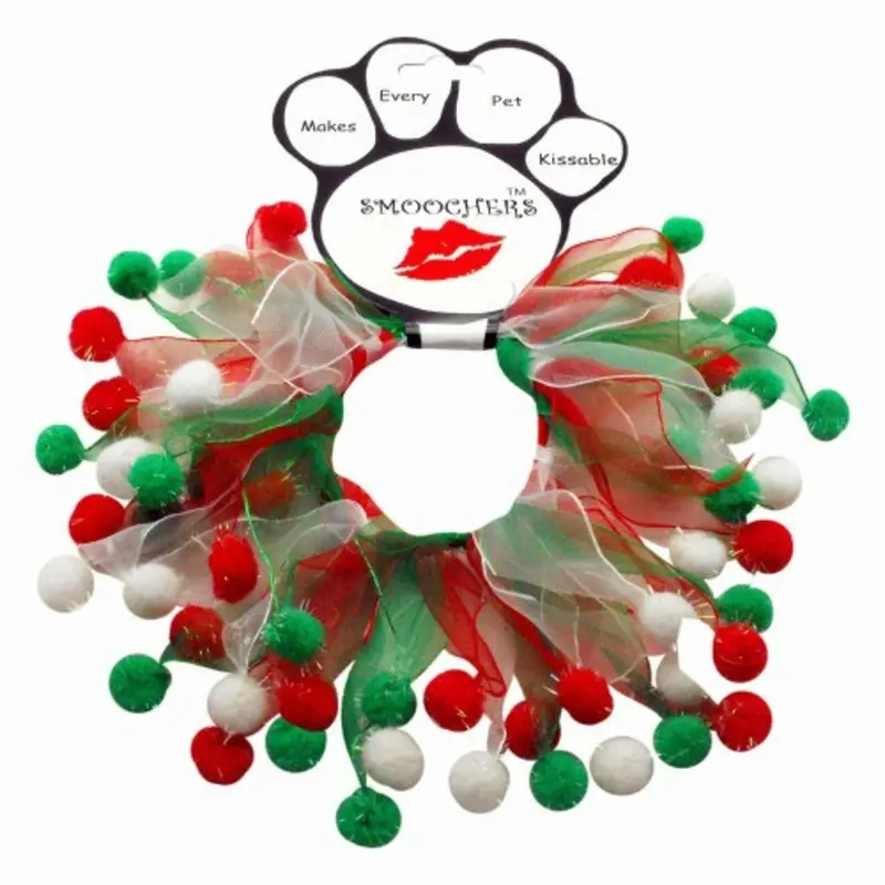 Christmas Fuzzy Wuzzy Smoochers SM- fits 8-12 neck