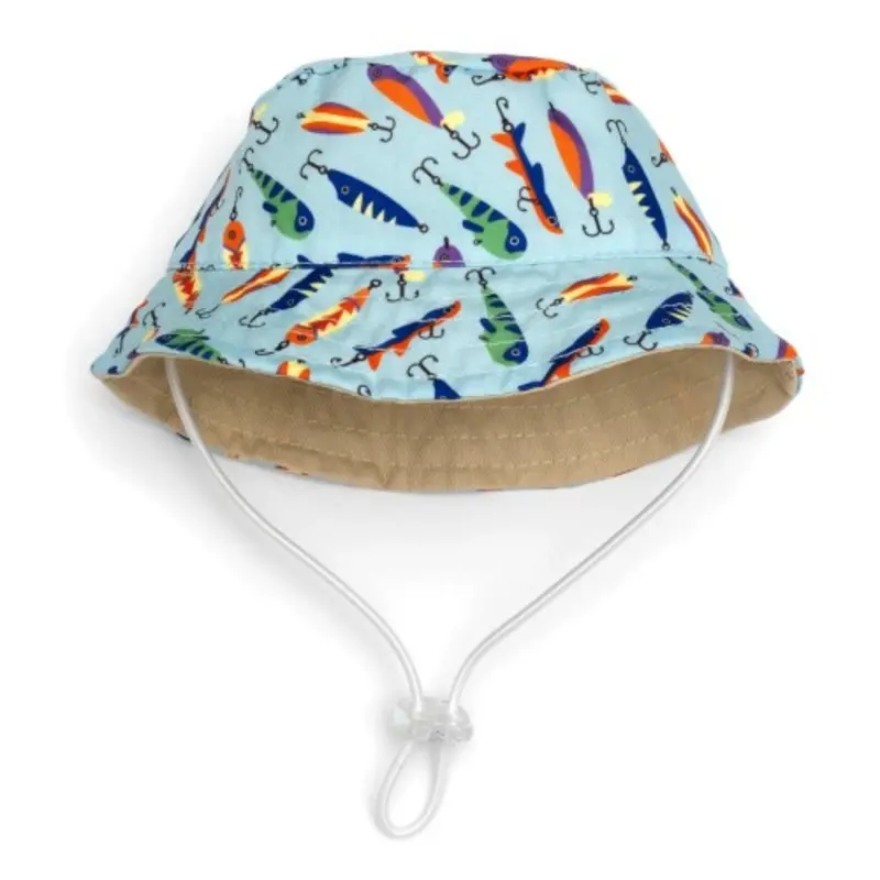 Gone Fishing Bucket Pet Dog Hat Small