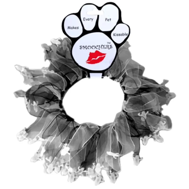 Halloween - Glowing Ghosts Party Dog Collars Small