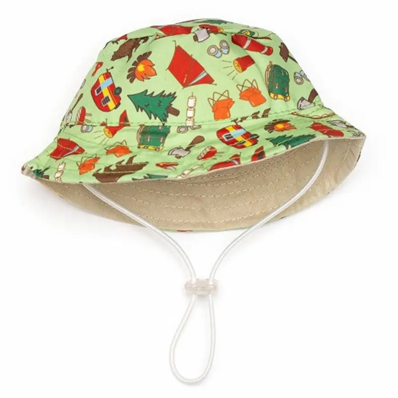 Happy Camper Bucket Pet Dog Hat Small