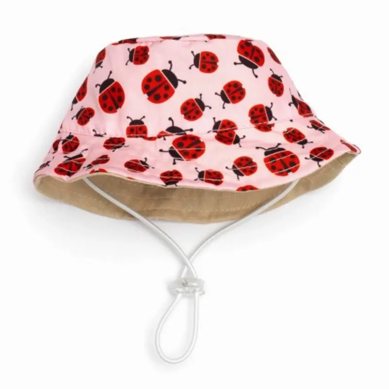 Ladybugs Bucket Pet Dog Hat Small