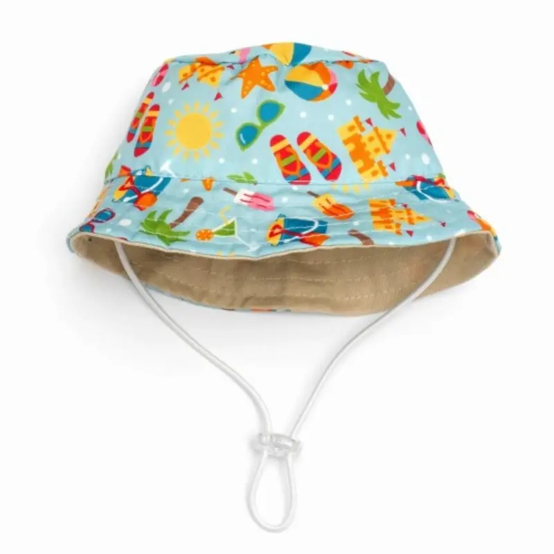 Lifes A Beach Bucket Pet Dog Hat Small