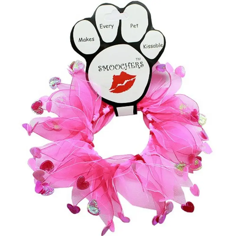 Pink Hearts Dog Smoocher Small
