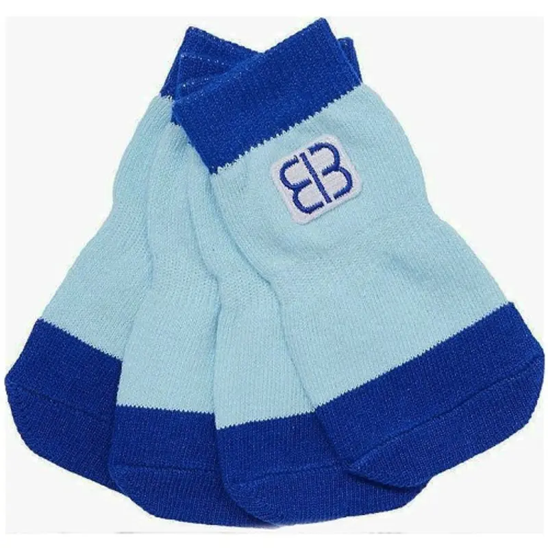 Pet Ego Comfort Traction Control Dog Socks - Blue XS