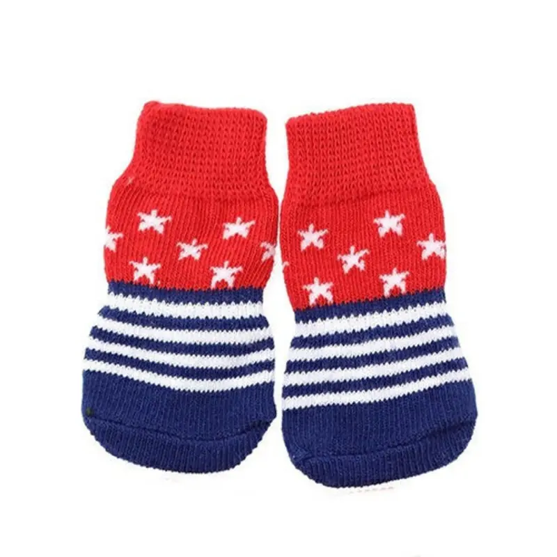 Stars and Stripes Dog Socks Small