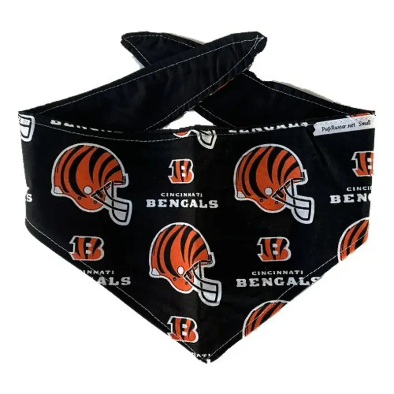 Cincinnati Bengals NFL Dog Bandanas XS