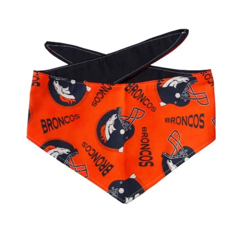 Denver Broncos NFL Dog Bandanas XS