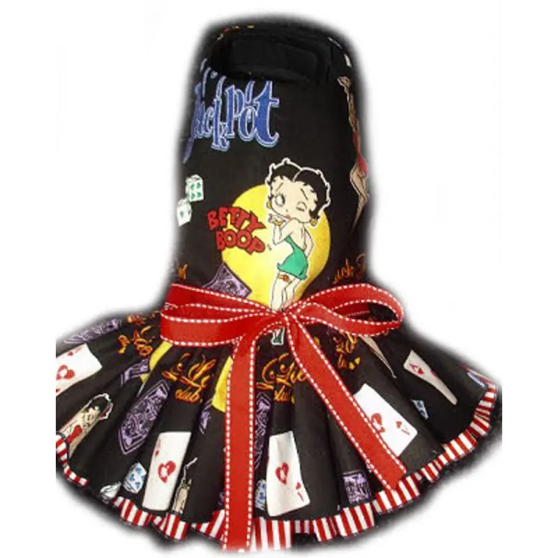 Las Vegas Betty Boop Harness Dog Dress