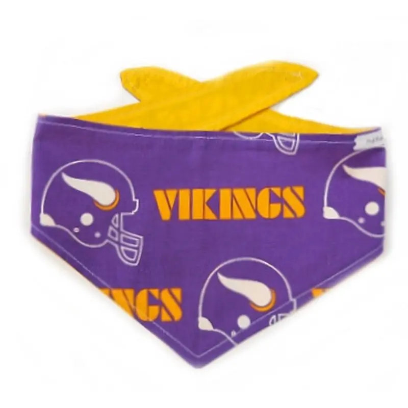 Minnesota Vikings NFL Dog Bandanas XS
