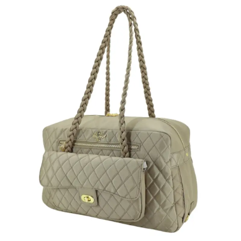 Porsha Pet Dog Carrier - Tan