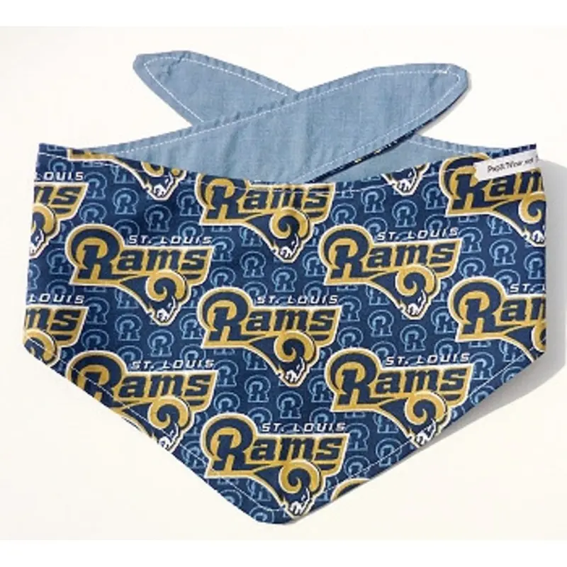 St Louis Rams NFL Dog Bandanas XS