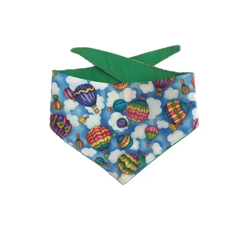 Bandana - Hot Air Balloons in Cloudy Skies X-Small