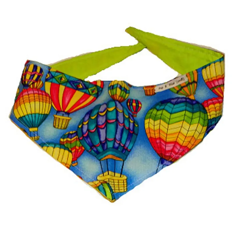 Bandana - Turquoise Hot Air Balloons XXS