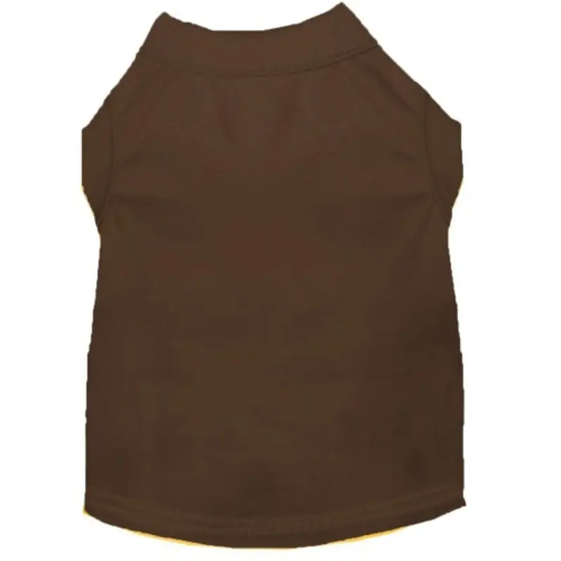 Plain Dog Tank - Brown