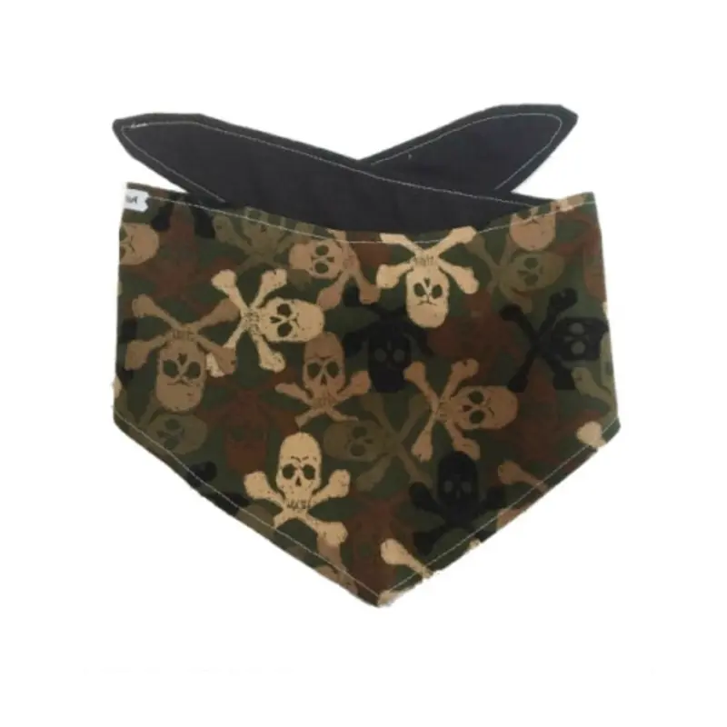 Bandana - Camo Skull & Crossbone X-Small
