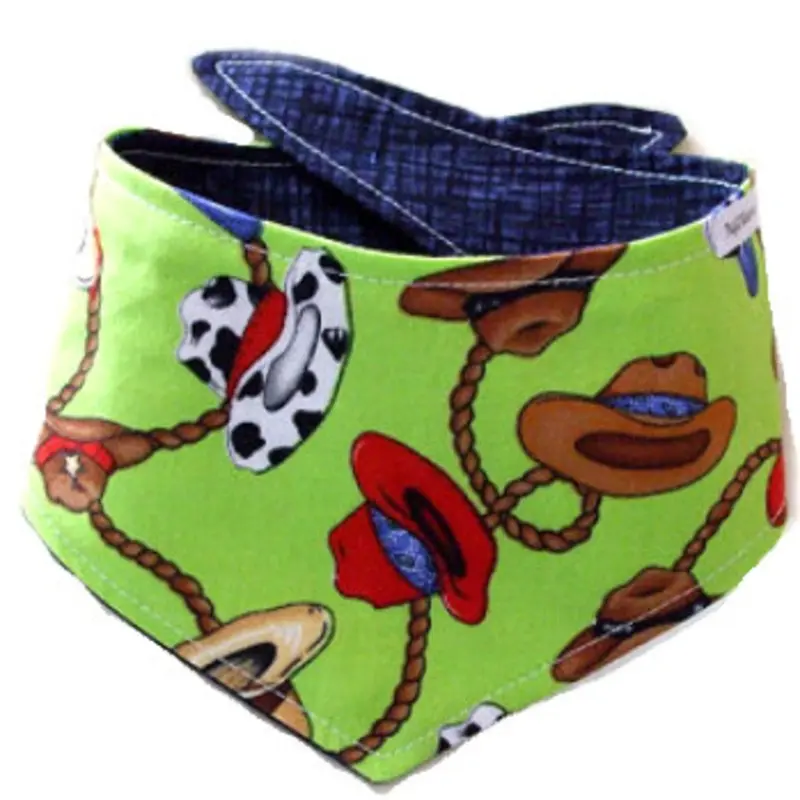 Bandana - Lime Green Western XX-Small