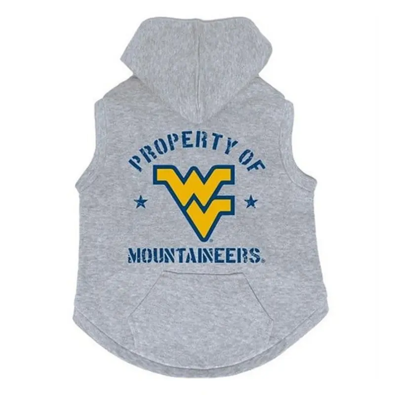 West Virginia Mountaineers Dog Hoodie Sweatshirt
