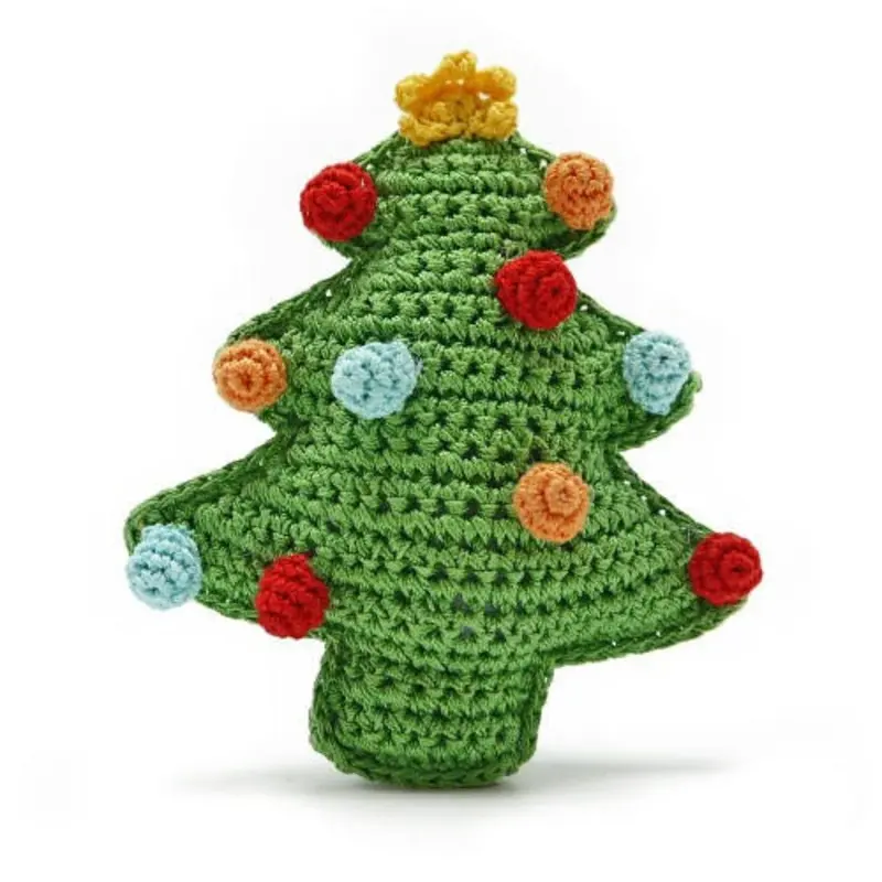 Christmas Wreath PAWer Squeaker Dog Toy One Size
