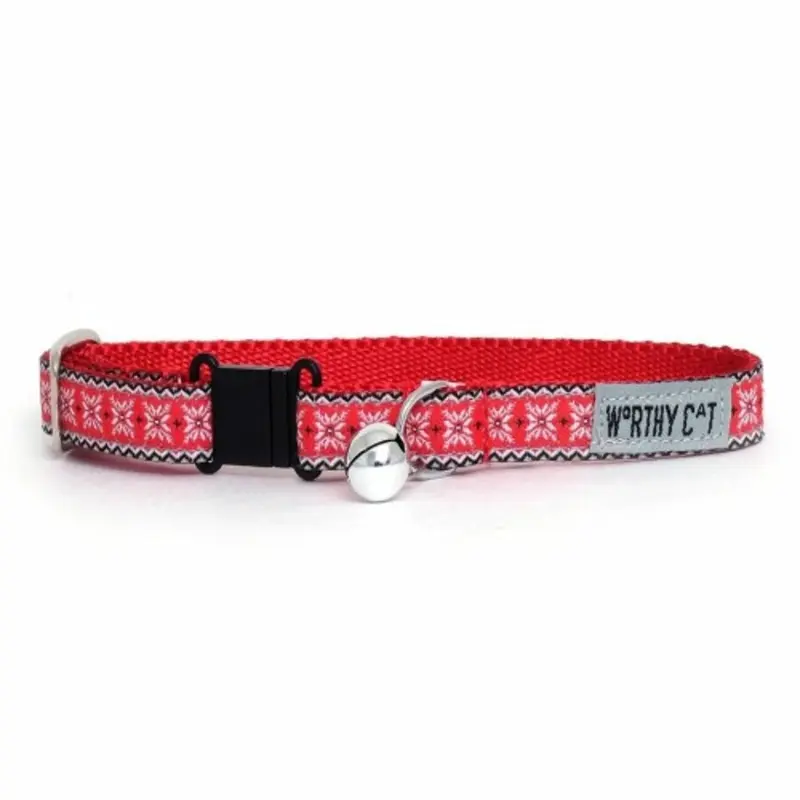 Nordic Snowflake Cat Collar