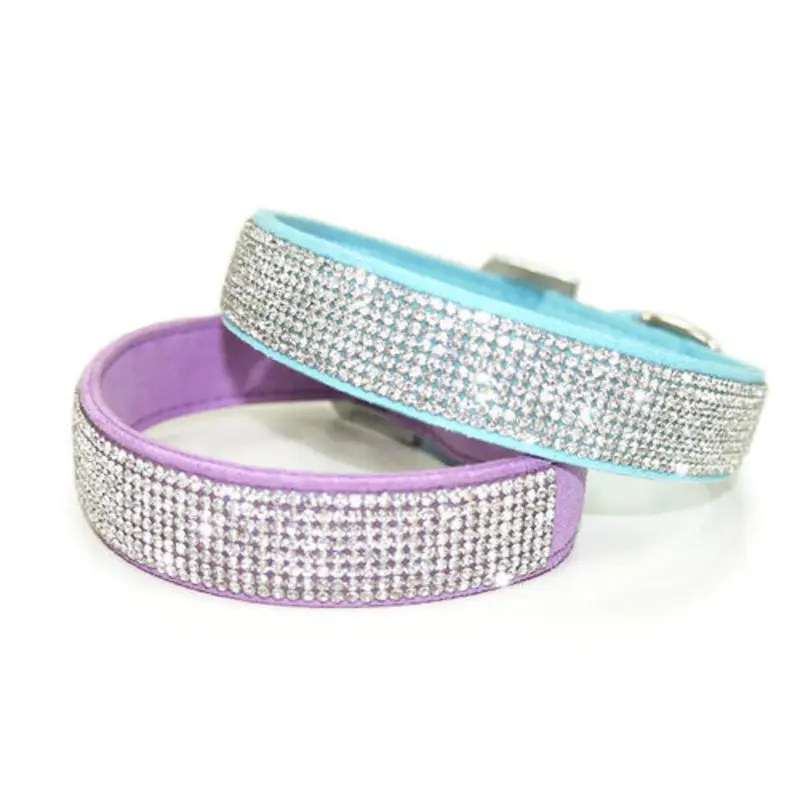 VIP Bling Pet Dog Collar - Blue or Purple