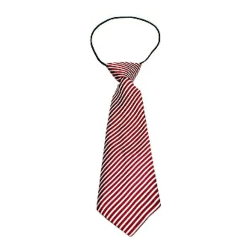 Big Dog Neck Ties - Red & White Stripe One Size