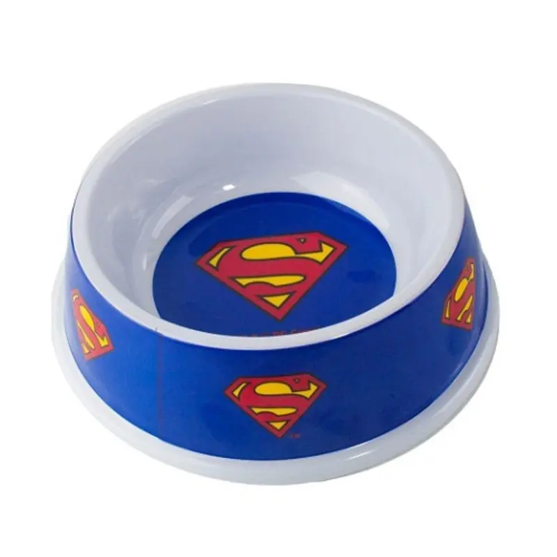 Buckle-Down Superman Dog Bowl One Size