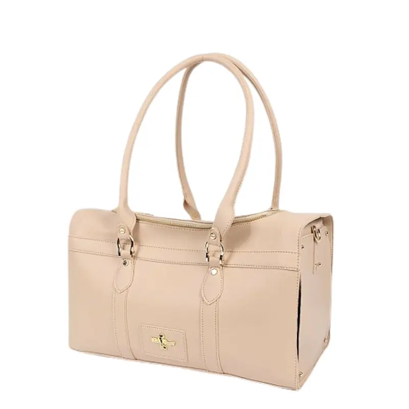 Designer Grand Voyager Pet Dog Carrier - Tan