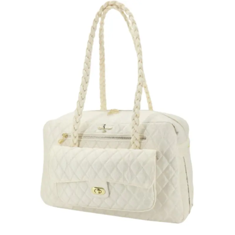 Porsha Pet Dog Carrier - Cream