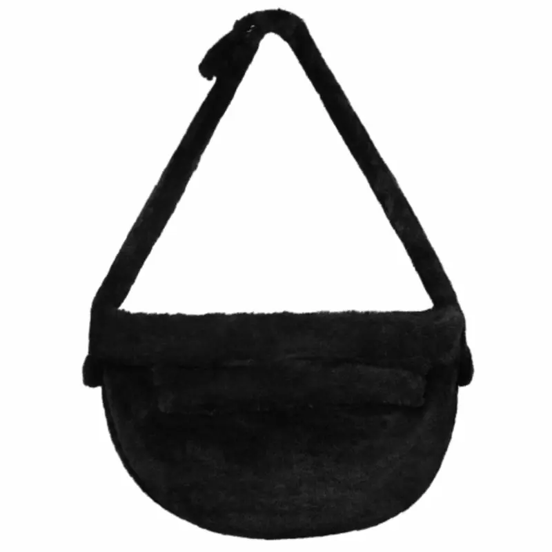 Black Spa Fur Cuddle Dog Carrier by Susan Lanci Designs One Size
