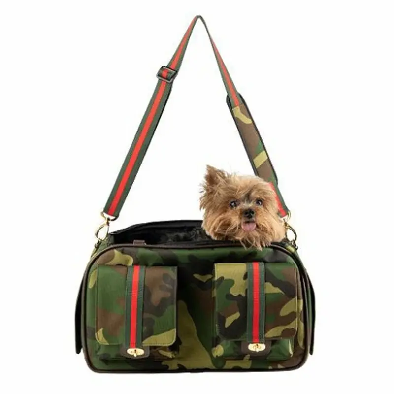 Marlee 2 Pet Dog Carrier - Camo with Stripe by Petote