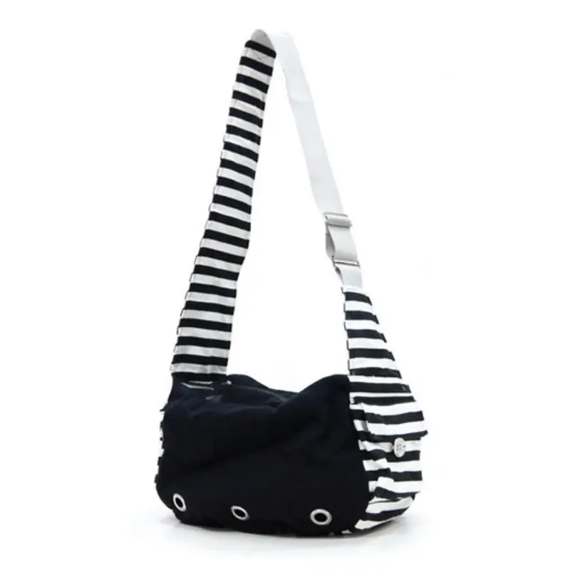 Pet Dog Soft Sling Bag - Black